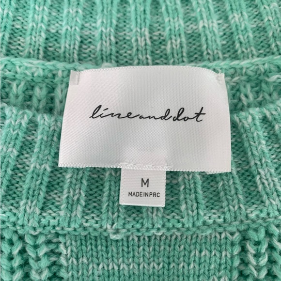 Mint corded sweater from Line and Dot - Picture 3 of 3